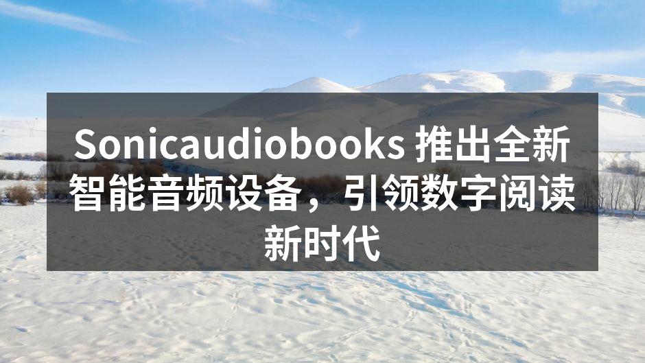 Sonicaudiobooks 新品发布会现场