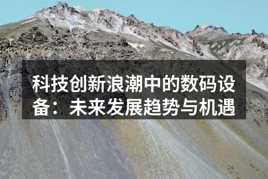 数码设备的多样化发展